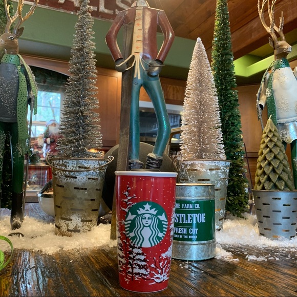 Starbucks Coffee Mug 12OZ 2016 Christmas Trees